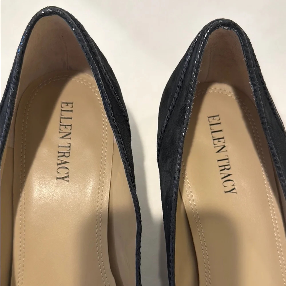 Ellen Tracy Black Flats & Loafers Sleek Design - Picture 10 of 11